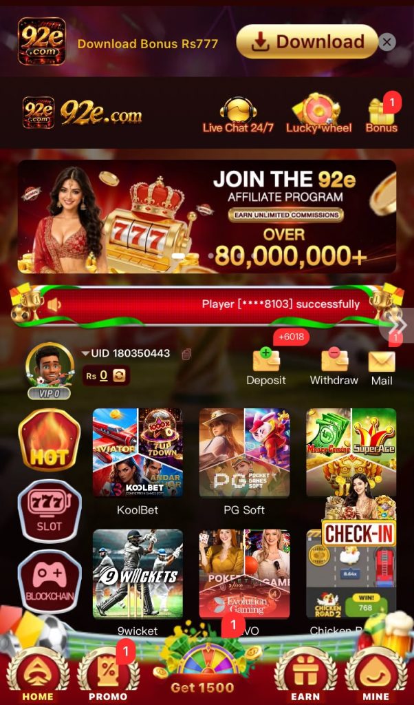 92EPK Casino Game