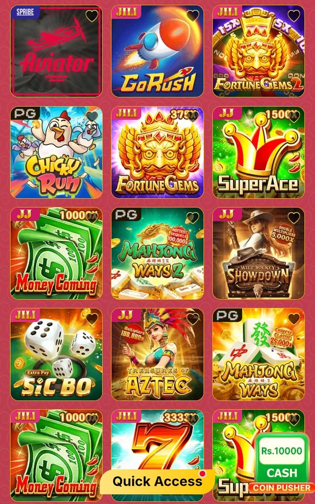 Image of Available games in ANOE777 Game